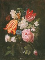 Seghers - vaso con fiori - dim.:50x60