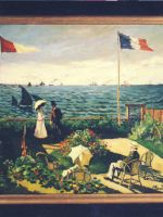 Monet - la terrazza sul mare - dim.:60x80