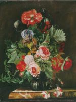De Fromantiou - vaso con fiori dim.:50x60