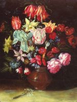 Van Den Boecke - vaso con fiori - dim.:50x60
