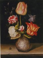 Van Der Ast Hans - fiori in un vaso wan-li - dim.:50x60
