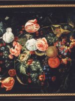 De Heem - bottega di ghirlanda di fiori e frutta - dim.:60x80