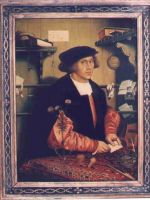Holbein -  il giovane il mercante Georg Gisze - dim.:60x80